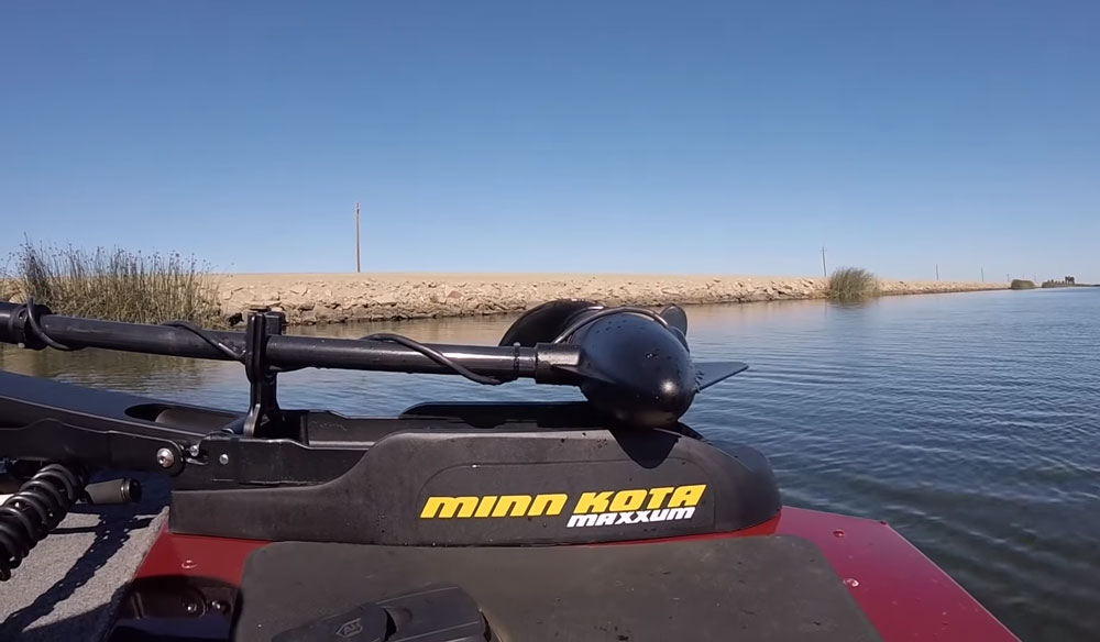trolling motor comes with Minn Kota's Weedless Wedge two-blade propeller