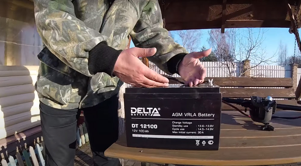 to get started with your boat trolling motor you'll need the battery