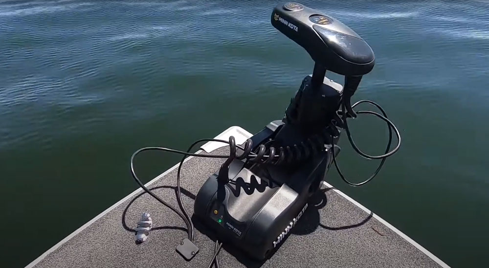 Minn Kota electric anchor system is a handy tool to have on you